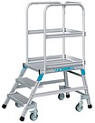 Single sided mobile work platform