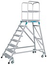 Single sided mobile work platform