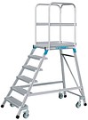 Single sided mobile work platform