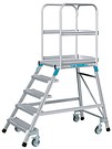 Single sided mobile work platform