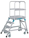Single sided mobile work platform