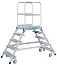 Double sided mobile work platform