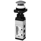 5/2 valve push button (red) R1/4
