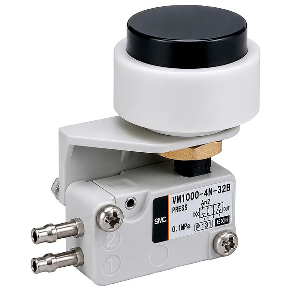 3/2 valve extend. button (b) 4mm VM1000-4NU-32B