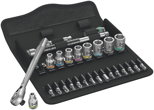 Wera 8100 SA 8 Zyklop 1/4" hylsysarja  