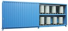 Lagringscontainer för fat 2 x 800L