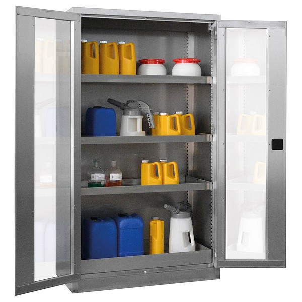 Kemikalieskåp 1000x500x1800mm ACR Lacont B80-6619-A Rostfritt stål