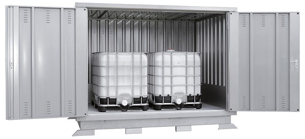 Förvaringscontainer för 2 IBC Lacont H61-2143-B