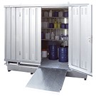 Brandfarlig container 1000L