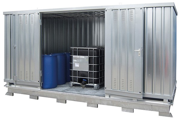 Brandfarlig container 1000L Lacont H63-1103-A
