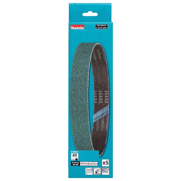 Slipband 40X760mm K40 5st Makita D-80927