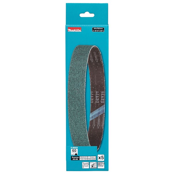 Slipband 40X760mm K60 5st Makita D-80933