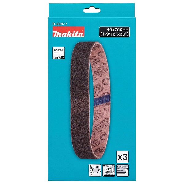 Slipband 40X760mm grov 3st Makita D-80977