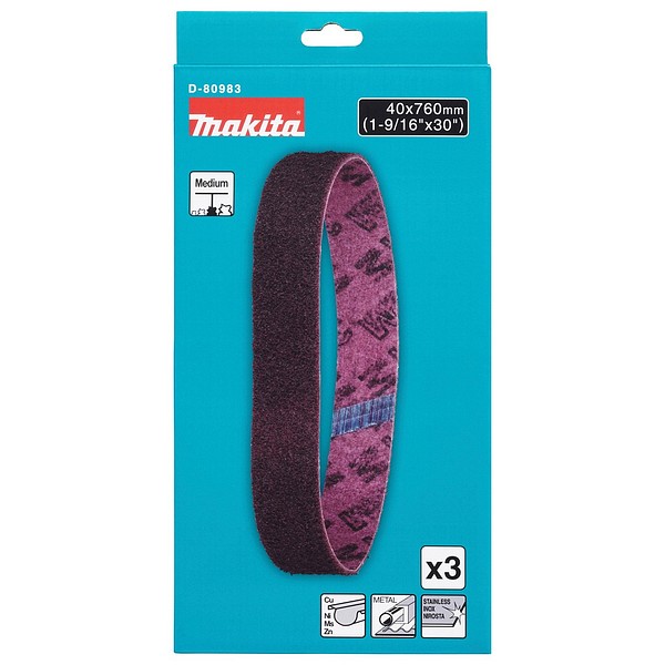 Slipband 40X760mm medium 3st Makita D-80983