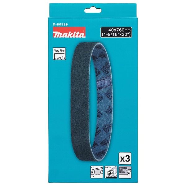 Slipband 40X760mm fint 3st Makita D-80999