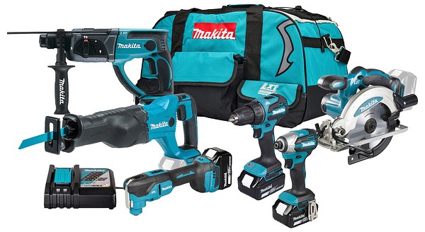 Akkukonesarja DLX6141TX1 Makita DLX6141TX1