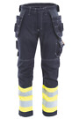 Riipputaskuhousut 5851 81 metallivapaa palosuojattu Hi-Vis